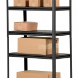 Black Poweder Coat Shelves